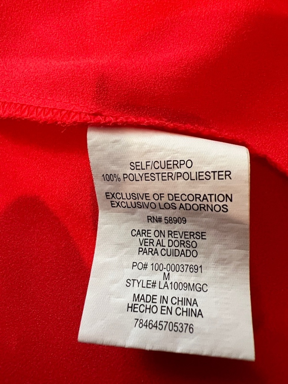Gibson Latimer Red Ruffle Blouse - Picture 7 of 8